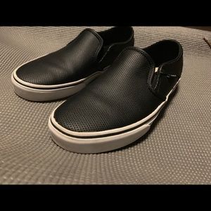 Perf leather slip-on Vans